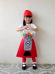 You can make it at home. Diy No Sew Gumball Machine Costume A Crafted Lifestyle