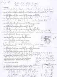 Our God Chris Tomlin Guitar Chord Chart Capo 4th In 2019