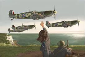 Spitfire Scramble Aviation Art Aircraft Art Wwii Fighter Planes
