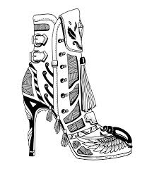 High Heel Drawing Series By Illustrator Kenal Louis Shoes Drawing Shoe Design Sketches Coloring Pages