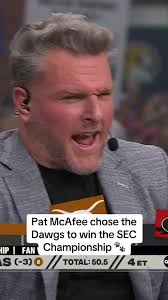 Pat McAfee Predicts SEC Championship Winner: Georgia