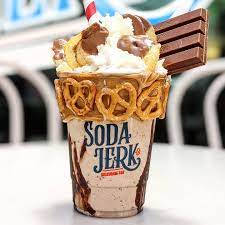 The five soda jerks are larry the lemon jerk, gabi the grape jerk, ollie the orange jerk, chessie so for now, enjoy soda jerk and watch for new games, like nsmbu world 4, sweetroller world 11. Soda Jerk Co Milkshake Bar Home Facebook