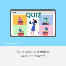 Technophile every once in a while people approach me and ask what it takes to start working remot. 15 Virtual Team Quiz Ideas To Energize Team Meetings Springworks Blog