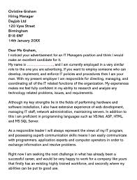 There are 8+ sample job application letters featured in this article. It Manager Cover Letter Sample Letters Examples