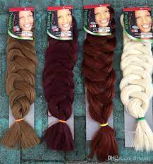 Soft Super Jumbo Braid Hair Bundles Xpression Kanekalon Braiding Hair Folded Length 82inch Synthetic Dreadlock Weaving Extensions Fr Dreadlock Frisuren Frisuren
