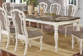 Superior quality kitchen dining set that made of 100% asian hardwood. Leslie White Wash Walnut Wood Dining Table By Furniture Of America