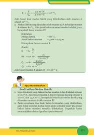 Titik a yang berjarak 10 cm dari suatu muatan listrik q mempunyai kuat medan listrik sebesar 180 n/c. Kelas 09 Smp Ilmu Pengetahuan Alam Siswa 1 Membalik Buku Halaman 251 300 Pubhtml5