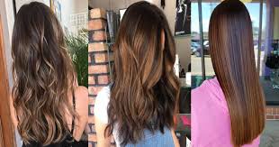 You can experiment with long or short bangs and get the option that suits you best. Caramel Balayage Hairstyles Hairs London