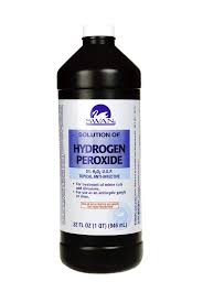 You can get these at any beauty store or drug store. Hydrogen Peroxide Missouri Poison Center