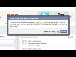 How To Schedule Facebook Posts On Fan Page How To Schedule Facebook Fan Page Posts Facebook Social Schedule Facebook Posts Social Media Social Media Stats
