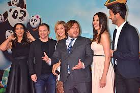 Thomas jackob) in santa monica, california, united states geboren. Jack Black Kate Hudson Feiern Premiere Kung Fu Panda 3 Mit Bettina