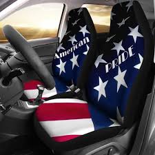 American Pride Red White And Blue Car Seat Covers Muggalicious Car Seatcover Automotive Vehicle Elastic F Car Seats Car Seat Cover Sets Seat Covers