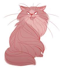 As a result, they need to groom once or twice a week. Daily Cat Drawings 111 Norwegian Forest Cat Sketch Norwegian Forest Cat Cat Art Cat Sketch