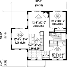 A beautiful house designed with in 850 sq ft. Contemporary Style House Plan 2 Beds 1 Baths 850 Sq Ft Plan 25 4382 Houseplans Com