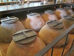Containers are of different materials and capacity ; Storage Jars For The Olive Oil Inside The Olive Oil Museum Picture Of Olive Press Museum Of Archipelagos Society Lesbos Tripadvisor