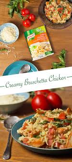 Creamy Bruschetta Chicken Knorr Recipes Recipes Dinner Dishes