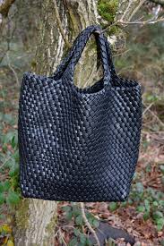 Knitted leather gloves от inverni. Hand Knitted Leather Bag