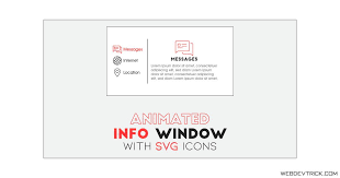 Want To Create A Info Section With Nav Check Out This Animated Info Window With Svg Icons Using Css And Jquery Side Tab Nav In 2020 Jquery Web Development Design Css