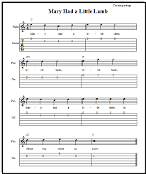 This recorder sheet music for mary had a little lamb is written in the key of g for soprano recorder and the key of c for alto. Mary Had A Little Lamb Guitar Tabs Free For Beginners