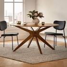 Conan Walnut Round Dining Table Article