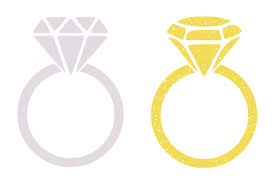 Diamond Rings Svg 62715 Svgs Design Bundles Diamond Ring Drawing Wedding Ring Designs Christian Wedding Rings