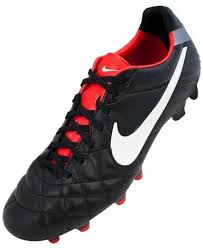 Nike Tiempo Legend In Black Red Leather Latest Arrival For Nike Fall 2012 Footwear At North American Sports Tenis Para Futbol Zapatos De Futbol Botines Futbol