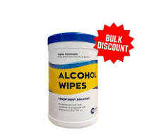 Antibacterial Isopropyl Alcohol Wipes 70% - 12 Tubs x 75 Wipes