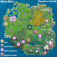 Fortnite comment realiser le defi danser dans differents lieux. Defis Octuple Vs Scratch Guide Fortnite Chapitre 2