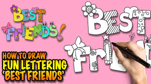 Best friend drawings easy for kids. Easy Bff Drawings For Kids Novocom Top