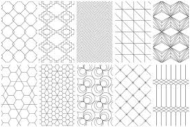 Black And White Geometric Design Easy Simple Line Geometric Patterns Geometric Pattern Adobe Illustrator Pattern Vector Pattern
