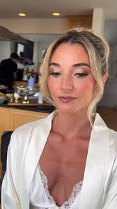 Soft bronzy glam for my beautiful May Bride ☁️