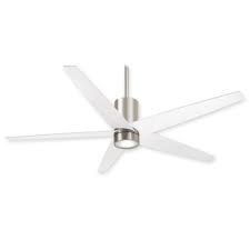 Maybe you would like to learn more about one of these? 56 Minka Aire Symbio Ceiling Fan F828 Bn Wh Brushed Nickel W White Blades