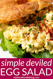 Easy Deviled Egg Salad Recipe Deviled Egg Salad Deviled Eggs Easy Easy Egg Salad