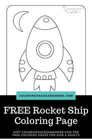 Download and print for free. Rocket Ship Coloring Page Coloring Pages And More