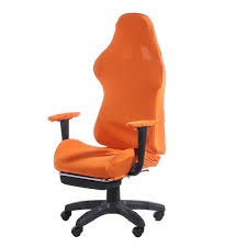 4pcs Set Removable Gaming Chair Slipcover Computer Chair Covers Elastic Spandex Office Chair Covers Rotating Swivel Chair Seat Covers Washable Durable Chair Cover With Zipper Walmart Com Walmart Com