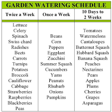 My Family Prepared Garden Watering Schedule In 2020 Garden Watering Schedule Water Garden Home Vegetable Garden