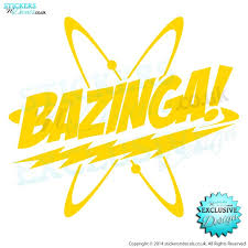 The big bang theory logo, black, svg. Bazinga Sticker Decal Vinyl Graphic Big Bang Theory