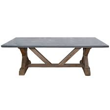 Blue Stone Top Dining Table Made From Reclaimed Pine At 1stdibs Stone Top Dining Table Dining Table Stone Dining Table