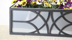 Similar to container gardens , window boxes provide a contained space to arrange plants and flowers; Wrought Iron Window Boxes And Cages Hooks Lattice Material Wrought Iron