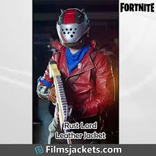 The costume rust lord belongs to chapter 1 season 3. Fortnite Rust Lord Red Leather Jacket Jackets Leather Jacket Sport Outfit Men