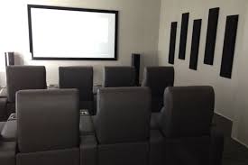 This represents the exact location on the side walls where the sound waves from your front speakers will hit the wall. Home Theater Room Acoustic Foam Wall Panels Primacoustic