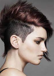 Pin By Kadirbatin On Haircuts Halfshaved Half Shaved Hair Short Punk Hair Punk Hair
