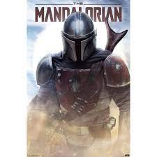 Star Wars The Mandalorian Battle Premium Poster In 2021 Star Wars Poster Star Wars Art Star Wars Pictures