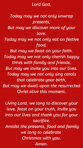 Short and simple ways to say grace. Christmas Prayers For The Family Christmas Dinner Prayer Options