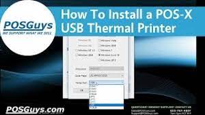 Partial for win 8 for win 8 system, the drivers of e900 pro, air joy pro and w1 headset stand are not available to use; Posguys How To Install A Pos X Usb Thermal Receipt Printer Youtube