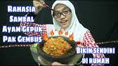 Cara buat sambal pak gebus : Ayam Gepuk Pak Gembus Sambal Ayam Penyet Icookasia Youtube