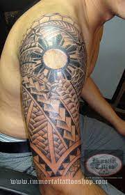 It's a great tribal filipina's at the spiritual journey tattoo shop and from tatak ng apat na alon (mark of the four. 25 Filipino Tattoos On Half Sleeve