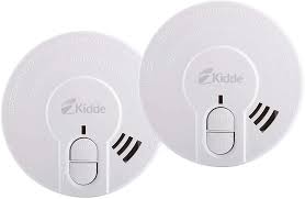How frequent does the batteries of a smoke detector needs to be changed? Kidde 29hd 9v Battery Operated Optical Smoke Alarm Test Hush Button Twin Pack