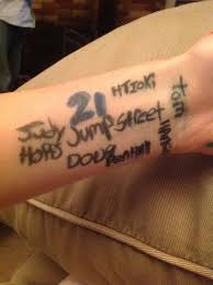 This Is My 21 Jump Street Tattoo Made With Black And Blue Crayola Markers Street Tattoo Tattoos Tattoo Quotes