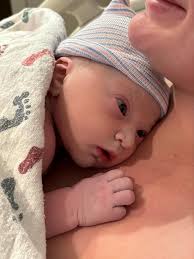 Well, it is official I am a grandfather. Mr. H has arrived. Hunter was  officially here